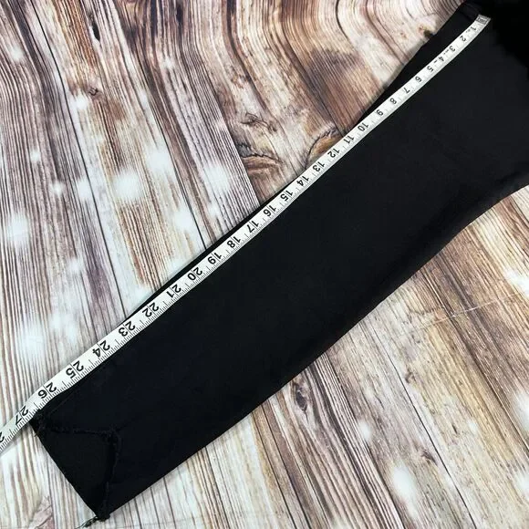 Kut From Kloth CARLO ANKLE SKINNY Size 4 Black Raw Hem Jeans Denim Pants 27x27 - Picture 8 of 10